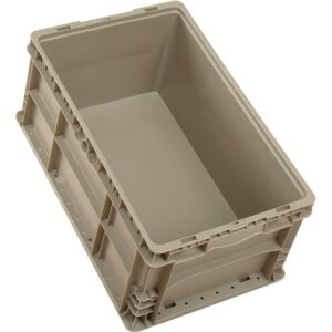 Straight Wall Container Solid Gray, 24 x 15 x 11