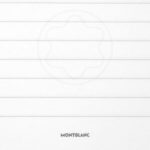 Montblanc Notebook Black Lined #146 Fine Stationery 113294 – Elegant Journal with Leather Binding and Ruled Pages – 1 x (5.9 x 8.2 in.)