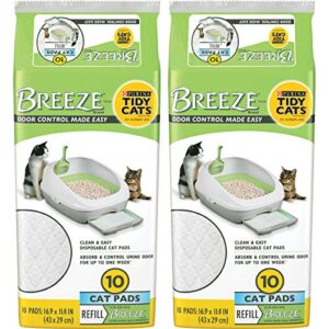 tidy cat breeze pads, 10 count mulit packs (pack of 2)