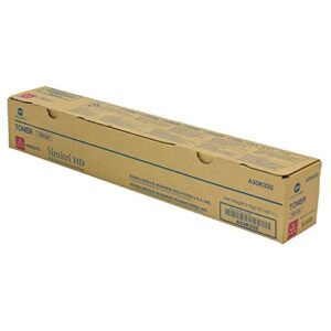 konica minolta tn-512m a33k332 bizhub c454 c554 toner cartridge (magenta) in retail packaging