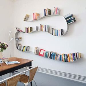 Kartell Bookworm Bookshelf by Ron Arad, Matte White