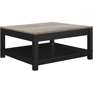 ameriwood home carver coffee table, black,5047196pcom
