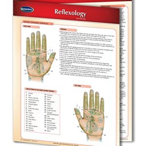 Reflexology Chart - Natural Health - Medical Quick Reference Guide by Permacharts