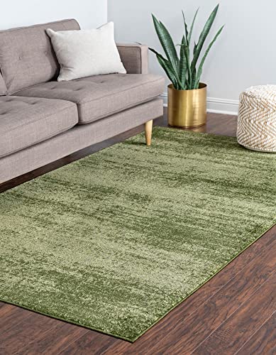 Unique Loom Del Mar Collection Area Rug - Lucille (2' 2" x 3' 1" Rectangle, Green/ Hunter Green)