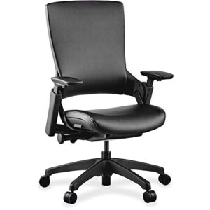 lorell serenity chair, 40.5" x 25.3" x 23.3", black