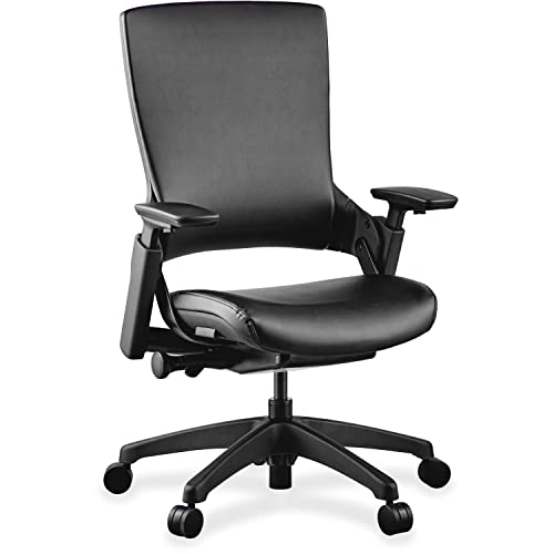 Lorell Serenity Chair, 40.5" x 25.3" x 23.3", Black