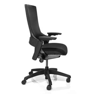 Lorell Serenity Chair, 40.5" x 25.3" x 23.3", Black