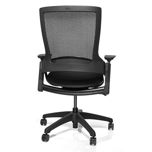 Lorell Serenity Chair, 40.5" x 25.3" x 23.3", Black