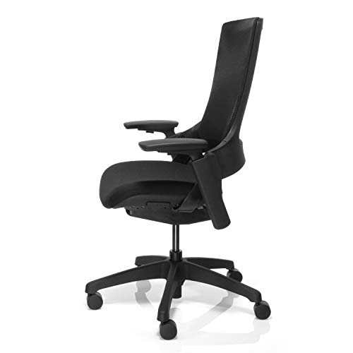 Lorell Serenity Chair, 40.5" x 25.3" x 23.3", Black