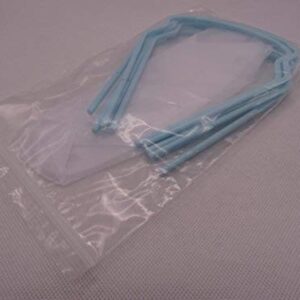 SDent 1 Pack 20 Sets Disposable Dental Eye Shield Eye Mask Safety Glasses Mask Eyes Guard 1 Frame+1 Shield/Set 4 Colors