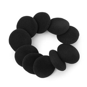 winomo foam ear pad covers for headset earphones 10pcs black