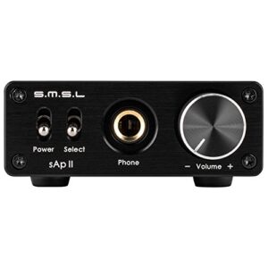 SMSL Audio Sap-II PRO Black Headphone Amplifier, Black