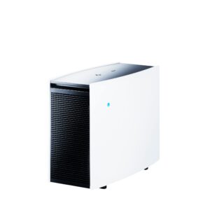 blueair pro air purifier for allergies mold smoke dust removal in medium office spaces homes and lobbies, pro m, white