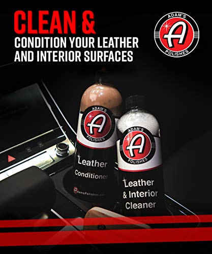 Adam's Elite Interior 6 Pack - Includes 6 Iconic Interior Car Cleaning Products for Total Interior Car Detailing | Accessories, Leather Car Seat Cleaner, Carpet Upholstery, Dash, Vinyl, Air Freshener