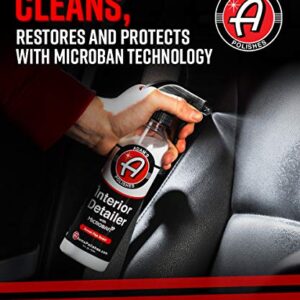 Adam's Elite Interior 6 Pack - Includes 6 Iconic Interior Car Cleaning Products for Total Interior Car Detailing | Accessories, Leather Car Seat Cleaner, Carpet Upholstery, Dash, Vinyl, Air Freshener