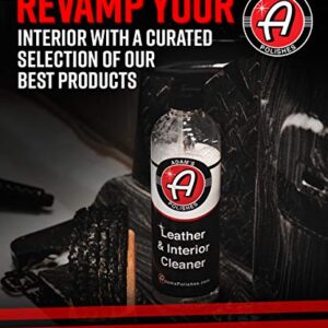 Adam's Elite Interior 6 Pack - Includes 6 Iconic Interior Car Cleaning Products for Total Interior Car Detailing | Accessories, Leather Car Seat Cleaner, Carpet Upholstery, Dash, Vinyl, Air Freshener