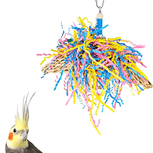 Bonka Bird Toys Mini Taco 1359 Foraging Bird Toy Parrot Cages Cockatiel Parakeet Conure Lovebird Toys. Quality Product Hand Made in The USA.