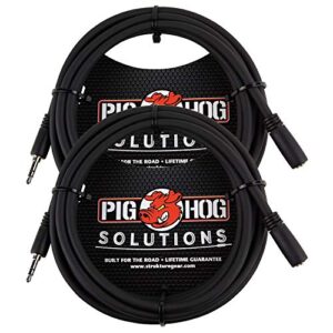 pig hog solutions - 10ft headphone extension cable, 3.5mm