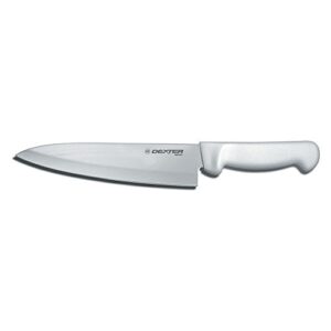 dexter russell p94801 russell international 8 in cooks knife, textured white handle