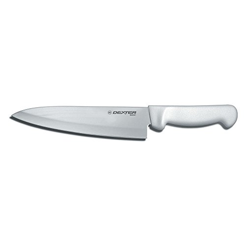 Dexter Russell P94801 Russell International 8 in Cooks Knife, Textured White Handle