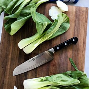 ZWILLING Pro 7-inch Hollow Edge Santoku Knife