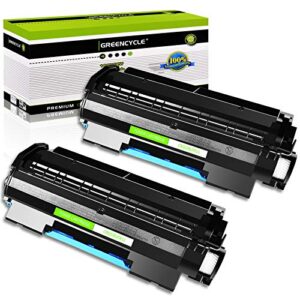 greencycle 2 pk compatible toner cartridges replacement for canon c106 crg 106 0264b001aa black use in imageclass mf6530 mf6540 mf6550 printer ( 5000 yield per toner )