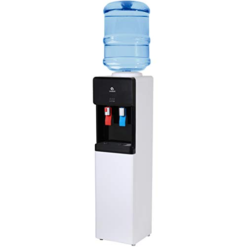 Avalon A2TLWATERCOOLER Top Loading Water Cooler Dispenser, Black, Black&White