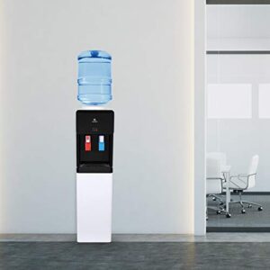 Avalon A2TLWATERCOOLER Top Loading Water Cooler Dispenser, Black, Black&White