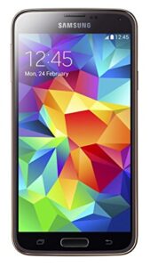samsung galaxy s5 sm-g900a 16gb 4g lte gsm at&t unlocked android smartphone, (gold)