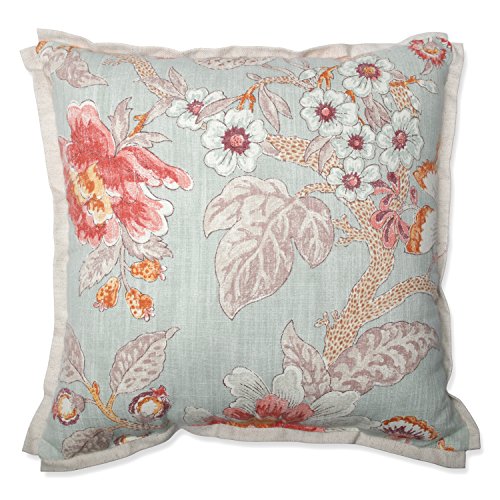 Pillow Perfect Room with A View Cerulean 16.5-Inch Throw Pillow