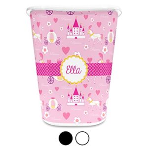 RNK Shops Princess Carriage Waste Basket - Single Sided (White) (Personalized)