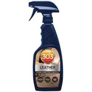 303 leather 3-in-1 complete care - cleans, conditions, & protects - helps prevent fading & cracking - rinse free formula - repels dust, lint, & staining, 16 fl. oz. (30218csr) packaging may vary