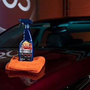 303 Speed Detailer - For All Exterior Automotive Surfaces - Instantly Shines And Protects Paint - Cleans Between Washes - UV Protection, 16 fl. oz. (30216CSR) Packaging May Vary