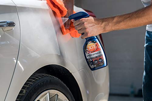 303 Speed Detailer - For All Exterior Automotive Surfaces - Instantly Shines And Protects Paint - Cleans Between Washes - UV Protection, 16 fl. oz. (30216CSR) Packaging May Vary