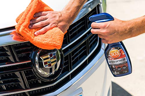 303 Speed Detailer - For All Exterior Automotive Surfaces - Instantly Shines And Protects Paint - Cleans Between Washes - UV Protection, 16 fl. oz. (30216CSR) Packaging May Vary