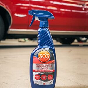 303 Tonneau Cover and Convertible Top Cleaner - Vinyl and Fabric Top Cleaner - Ultimate Cleaning Power - Helps Remove Tough Stains - Rinses Residue Free - 16 fl. oz. (30571CSR) Packaging May Vary