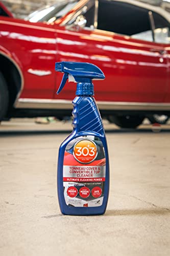 303 Tonneau Cover and Convertible Top Cleaner - Vinyl and Fabric Top Cleaner - Ultimate Cleaning Power - Helps Remove Tough Stains - Rinses Residue Free - 16 fl. oz. (30571CSR) Packaging May Vary