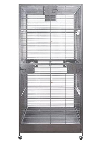 XXL Large Bird Flight Cage Parrot Aviary H80xw35.5xd35.5