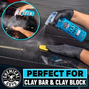 Chemical Guys CLY_113 OG Clay Bar & Lubber Synthetic Lubricant Kit, Light/Medium Duty (16 oz) (2 Items) , Yellow