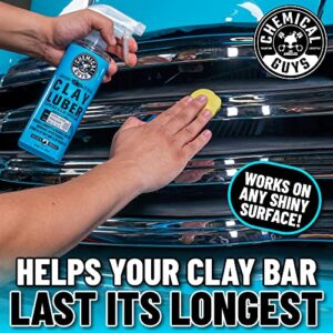 Chemical Guys CLY_113 OG Clay Bar & Lubber Synthetic Lubricant Kit, Light/Medium Duty (16 oz) (2 Items) , Yellow