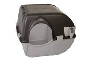 omega paw self-cleaning litter box, large, green and beige