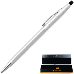 dayspring pens personalized cross pen | engraved cross classic century pen lustrous chrome ballpoint gift pen, custom engraving executive gift pen.