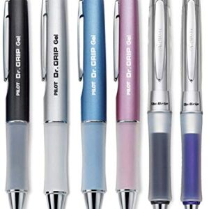 PILOT Dr. Grip Limited Refillable & Retractable Gel Ink Rolling Ball Pen, Fine Point (Assorted)