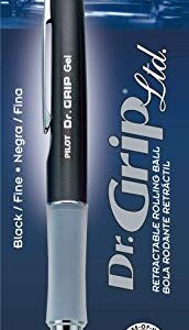 PILOT Dr. Grip Limited Refillable & Retractable Gel Ink Rolling Ball Pen, Fine Point (Assorted)