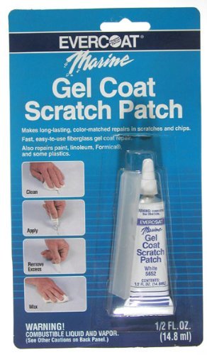 Evercoat 105652 .5 Oz White Marine Gel Coat Scratch Patch by Evercoat