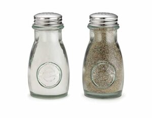 tablecraft salt & pepper shaker set, 4 oz, green