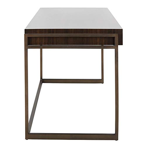 Safavieh Couture Collection Genevieve Smoked Eucalyptus 3-Drawer Writing Desk