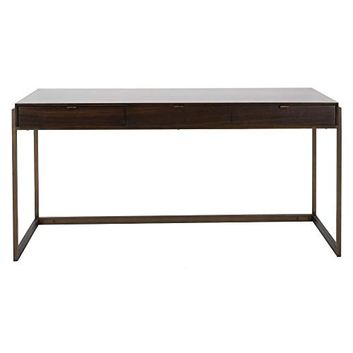 Safavieh Couture Collection Genevieve Smoked Eucalyptus 3-Drawer Writing Desk