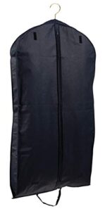 tuva breathable fur coat & suit/dress garment bag, 60" black, with handles tuva inc.