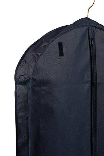 Tuva Breathable Fur Coat & Suit/Dress Garment Bag, 60" Black, with Handles Tuva Inc.